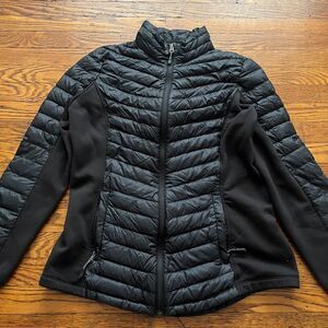32 Degrees Heat Women's Black Down Feather Puffer Jacket Size M Insulated